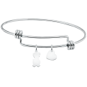 Bracelet Jonc Personnalisé Chien Amour