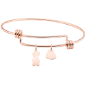 Bracelet Jonc Personnalisé Chien Amour