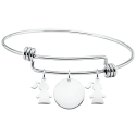 Bracelet Jonc Personnalisé Plusieurs Filles
