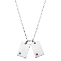 Collier Personnalisé Nom avec Cristaux