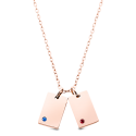 Collier Personnalisé Nom avec Cristaux