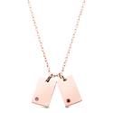 Collier Personnalisé Nom avec Cristaux