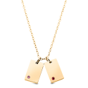 Collier Personnalisé Nom avec Cristaux