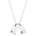Collier Personnalisé Nom avec Cristaux