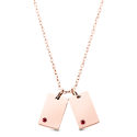 Collier Personnalisé Nom avec Cristaux