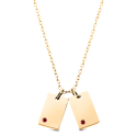 Collier Personnalisé Nom avec Cristaux