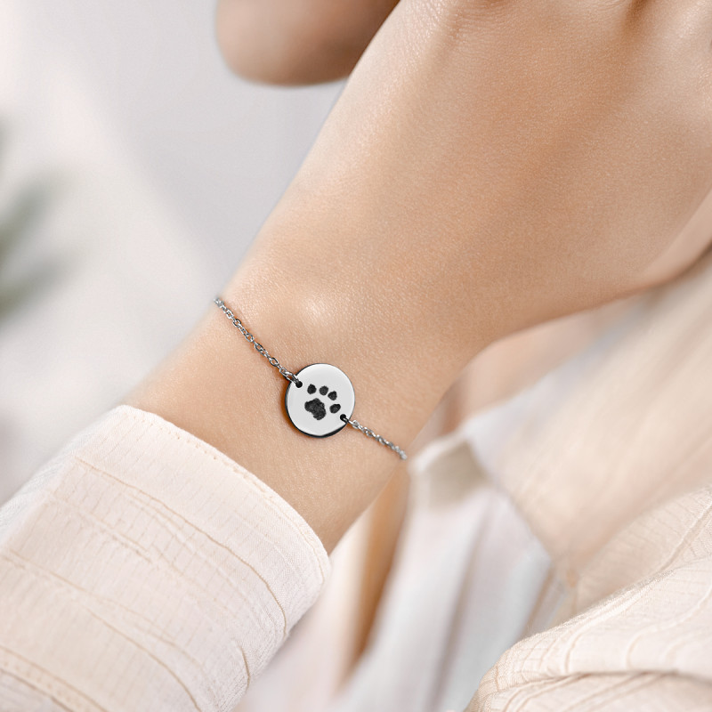 Bracelet Personnalisé Motif Patte Bracelet Personnalisé Motif Patte