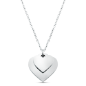 Collier Personnalisé Amour avec 2 Coeurs
