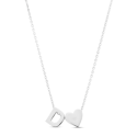 Collier Coeur Minimaliste avec Initiale