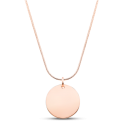 Collier Personnalisé Cercle avec Chaîne de Luxe