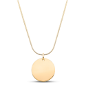 Collier Personnalisé Cercle avec Chaîne de Luxe