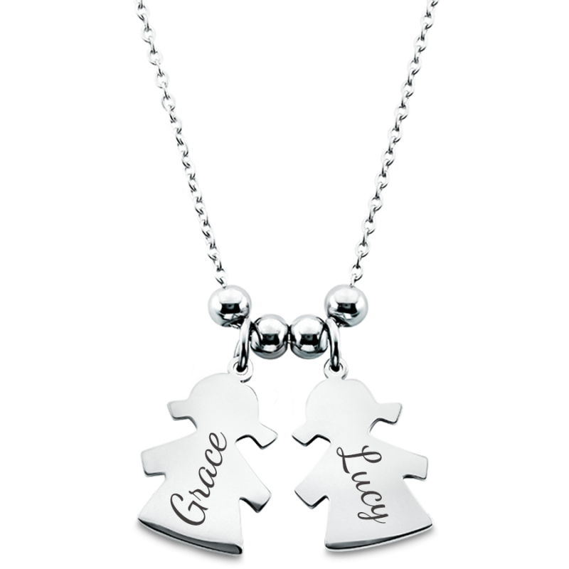 Collier Personnalisé Plusieurs Filles