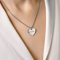Collier Coeur avec Chaîne de Luxe