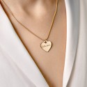 Collier Coeur avec Chaîne de Luxe