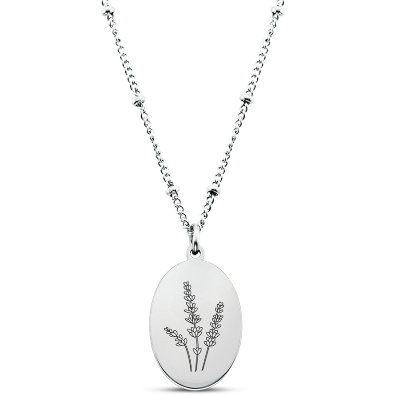 Collier Personnalisé Floral