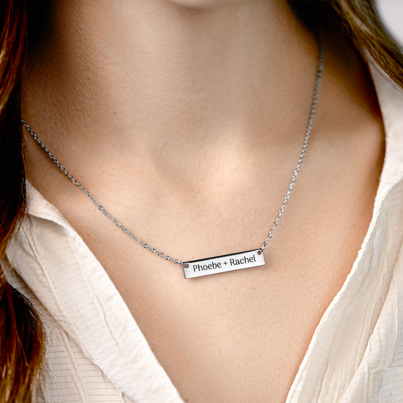 Collier Personnalisé Plaque Collier Personnalisé Plaque