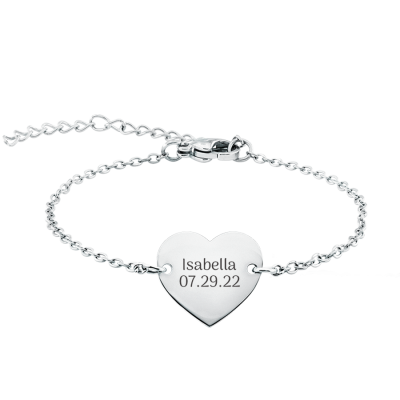 Bracelet Personnalisé Coeur
