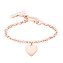 Bracelet Personnalisé Coeur de Luxe