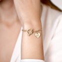 Bracelet Personnalisé Coeur de Luxe
